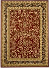 Safavieh Lyndhurst Collection LNH214A Area Rug, 4-Feet by 6-Feet, Red and Black