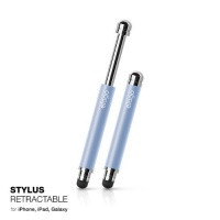 elago Stylus Retractable (Pastel Blue) for iPhone 5/4S/3GS, iPad, Galaxy and Galaxy Tab