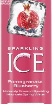 Sparkling ICE Mountain  Spring Water, Pomegranate BlueBerry, 17-Ounce Bottles (Pack of 12)