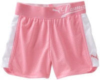 Puma - Kids Girls 2-6X Little Mesh Short, Pink, 5