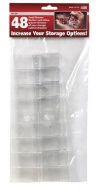 Stack-On DIV-SM Small Parts Storage Organizer Dividers, 48 Pack