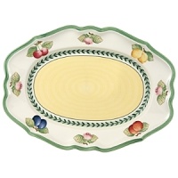 This cheerful collection combines delicious designs to be mixed & matched to create a tempting display for your table. Dinner plate, salad plate, bread & butter plate, rim soup bowl are available in four different styles: Fleurence, Valence , Orange, Vienne. All accessories available in Fleurence.