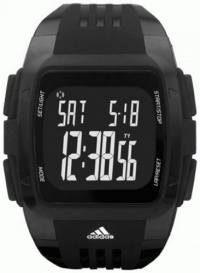 Adidas Unisex ADP6034 Black Polyurethane Quartz Watch with Black Dial