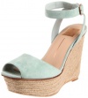 Dolce Vita Women's Olly Espadrille,Mint Suede,10 M US