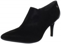 Calvin Klein Women's Nevah Shimmer Suede/Patent Ankle Boot