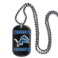 NFL Detroit Lions Dog Tag Necklace