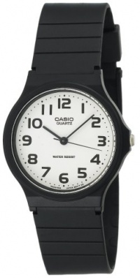 Casio Men's MQ24-7B2 Analog Black Resin Strap Watch