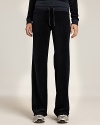 Juicy Couture's signature velour pants are perfect for lounging on the weekends.