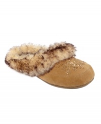 With faux-fur lining and a rhinestone detailing on the vamp, Jessica Simpson's Prettiest slippers certainly earn their namesake.