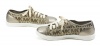 Michael Kors City Sneaker Logo Jacquard Lace-Up Tennis Shoe Bronze