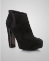 GUESS Coreline Booties, BLACK SUEDE (8 1/2)