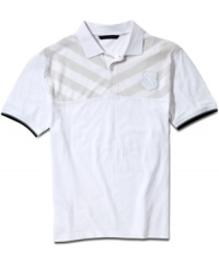 Score big. With this Sean John polo shirt in the lineup, your weekend look is an instant winner.