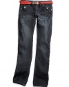 Guess NYC 2 LA Belted Ultra Skinny Jeans (Sizes 7 - 16) - dark stone, 7