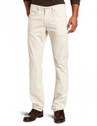 AG Adriano Goldschmied Men's Matchbox Slim Straight Twill Pant, Bone, 34