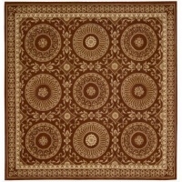 Versailles Palace VP50 Rectangle Rug, Brick, 5.3 by 8.3-Feet