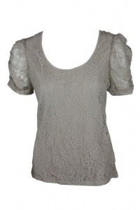 INC International Concepts Womens Petite Lace Top