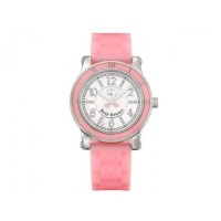 Juicy Couture Women's 1900615 HRH Stainless-Steel Light Pink Jelly Strap Watch