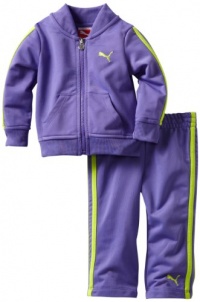 Puma - Kids Baby-girls Infant Tricot Track Jacket And Pant Set