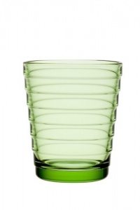 Iittala Aino Aalto 11-Ounce Apple Green Tumbler, Set of 2