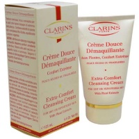 Clarins Extra-Comfort Cleansing Cream for Dry or Sensitized Skin for Unisex, 4.4 Ounce