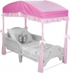 Delta Children's Girls Canopy for Toddler Bed, Pink