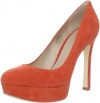 Joan & David Collection Women's Quella Platform Pump,Light Orange,7.5 M US