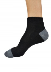 6 Pairs: Bolter Athletic Quarter Crew Socks Low Cut Style # 3323