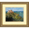 Fishermans Cottage on the Cliffs at Varengeville by Claude Monet, Framed Print Art - 14.06 x 16.12