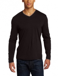 Kenneth Cole Men's Double Layered V-Neck Knit