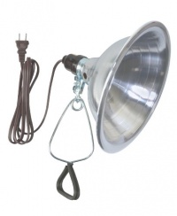 Woods 0151 18/2-Gauge SPT-2 Clamp Lamp with Reflector, 8.5-Inch, 150-Watt, 6-Foot