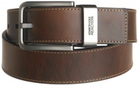 Kenneth Cole REACTION Men's Brown Out 1-1/2 Leather Reversible Belt, Brown/Black, 36