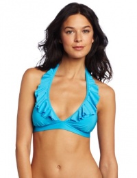 Kenneth Cole Reaction Women's Ruffle-Licious Banded Halter Top