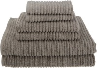 Kassatex 100-Percent Combed Extra Long Staple Turkish Cotton from our Urbane Collection 6-Piece Solid Towel Set, Graphite