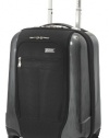 Ricardo Beverly Hills Luggage Crystal City Expandable Spinner Universal Carry-on Bag, Black, Small