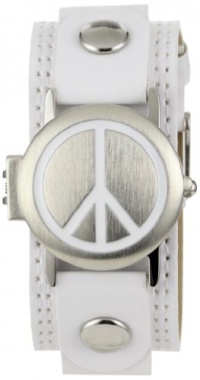 Frenzy Kids' FR273 Peace Analog White Strap Watch