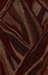 Dalyn Studio Abstract Canyon, Red Rock 5 by 7-Feet 9-Inch Area Rug