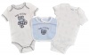 GUESS Kids Boys Two BODYSUITS with Bib Set (0 - 9m), LIGHT BLUE (0/3M)