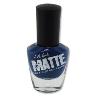 L.A. Girl Matte Finish Nail Polish NL545 Matte Blue Twilight