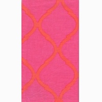 Kim Seybert Tile Napkin - Pink/Orange - Set of 4