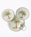 Gibson Palm Court Four Piece Handpainted Place Setting