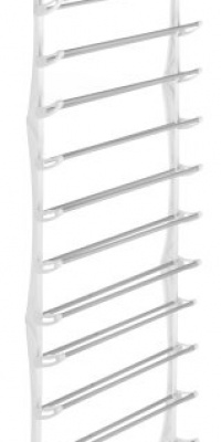 Whitmor 6486-1746-WHT Over-The-Door Shoe Rack, White, 36-Pair