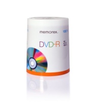 Memorex DVD-R 16x 4.7GB 100 Pack Spindle Printable