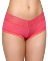 Hanky Panky Logo To Go Modal Boyshort Panty (632151) L/Popsicle Pink