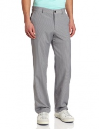 Adidas Golf Men's Tonal Mini Check Pant, Chrome/Coal, 35/30