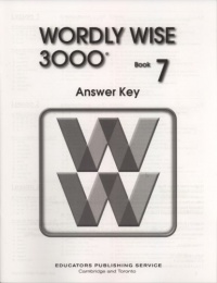 Wordly Wise 3000 Book 7 Answer Key