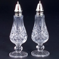 Crystal Salt and Pepper Shakers By Shannon