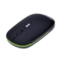 Nano 2.4G Wireless Optical Mouse with DPI Switch (Black)