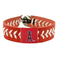 MLB Los Angeles Angels Team Color Baseball Bracelet