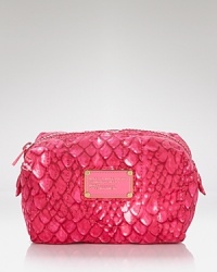 Hit print. This nylon beauty bag from MARC BY MARC JACOBS is ideal for keeping your favorite products pretty organized.