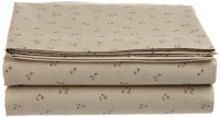 Calvin Klein Home Piccolo Blossom Queen Flat Sheet, Tan